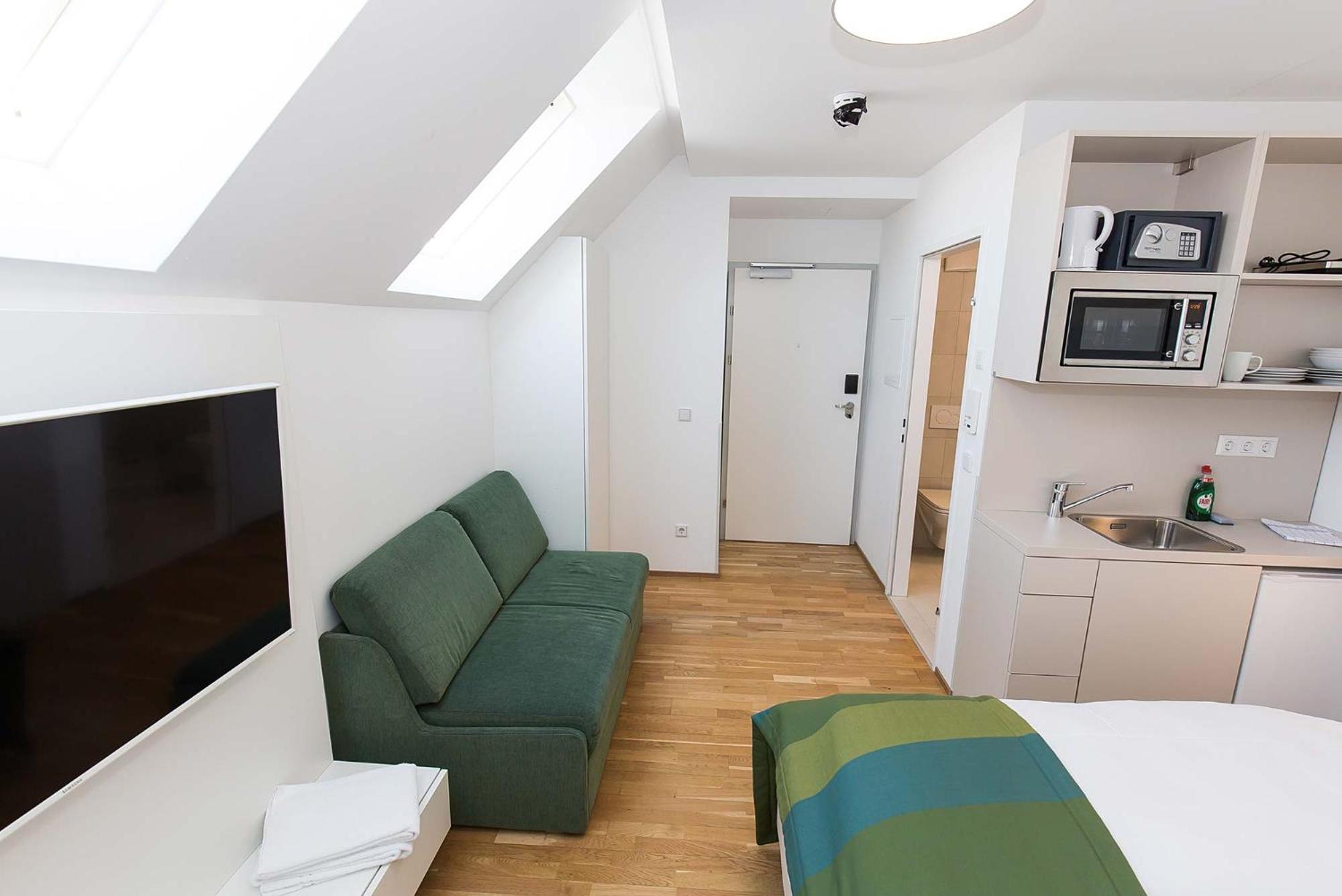 Smart Apart Living - Wien Hauptbahnhof - Self Check-In Rum bild
